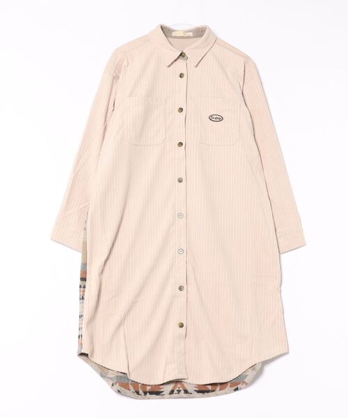 Kahiko(カヒコ)の「【Kahiko】SURF&Palms カリッサシャツワンピース(シャツワンピース・レディース・ホワイト/ベージュ/カーキ/ブルー/ブラウン/グリーン/チャコール/アイボリー・FREE)」の18枚目の写真