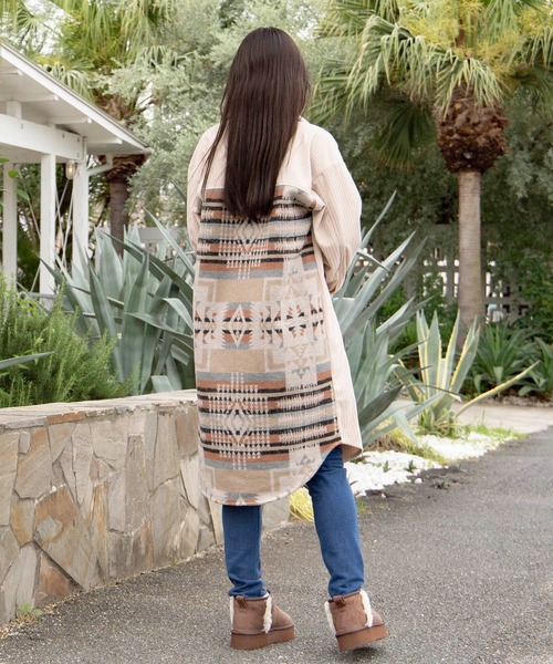 Kahiko(カヒコ)の「【Kahiko】SURF&Palms カリッサシャツワンピース(シャツワンピース・レディース・ホワイト/ベージュ/カーキ/ブルー/ブラウン/グリーン/チャコール/アイボリー・FREE)」の12枚目の写真