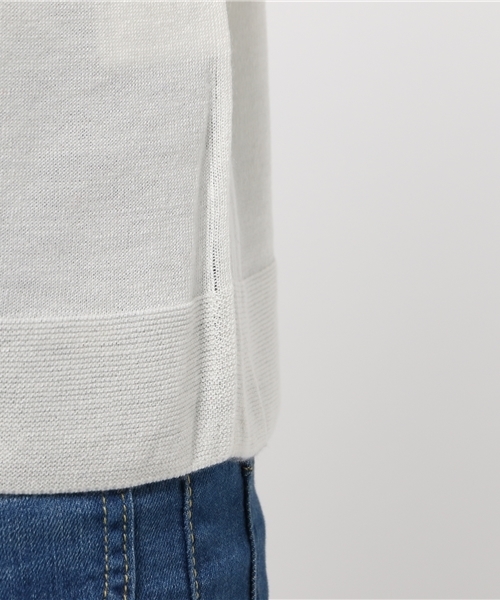 Denime（ドゥニーム）の「テンジクアミハイネック（ニット/セーター・レディース・ワイン/オフホワイト/ライトグレー/ネイビー/ダークグレー・FREE）」の18枚目の写真