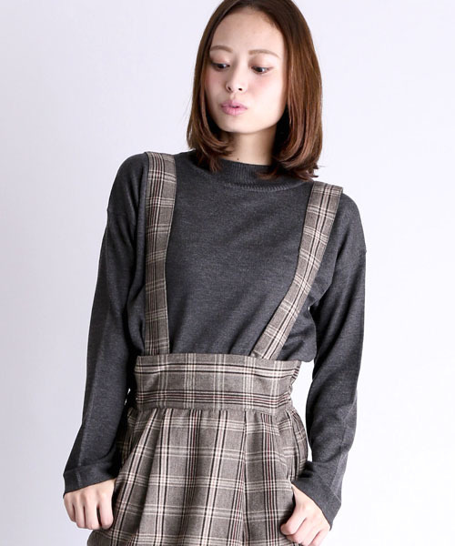 Denime（ドゥニーム）の「テンジクアミハイネック（ニット/セーター・レディース・ワイン/オフホワイト/ライトグレー/ネイビー/ダークグレー・FREE）」の10枚目の写真