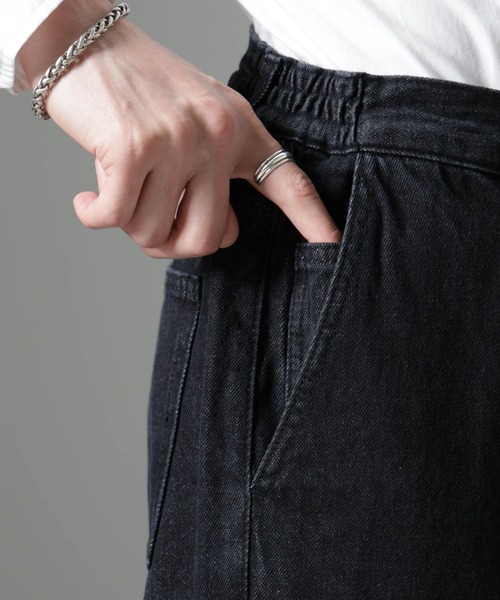 NANO universe(ナノユニバース)の「イージーバギーパンツ(その他パンツ・メンズ・ブルー/ブラック/ライトブルー・L/M/S)」の8枚目の写真