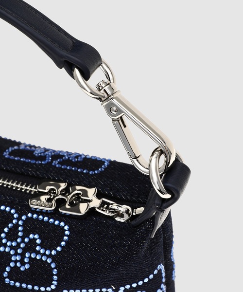 GANNI（ガニー）の「Butterfly Small Pouch Denim Sparkle 