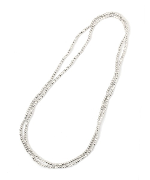 saloon（サルーン）の「SALOON(サルーン)/ シルバービースネックレス（ネックレス・レディース・その他1・FREE）」の3枚目の写真