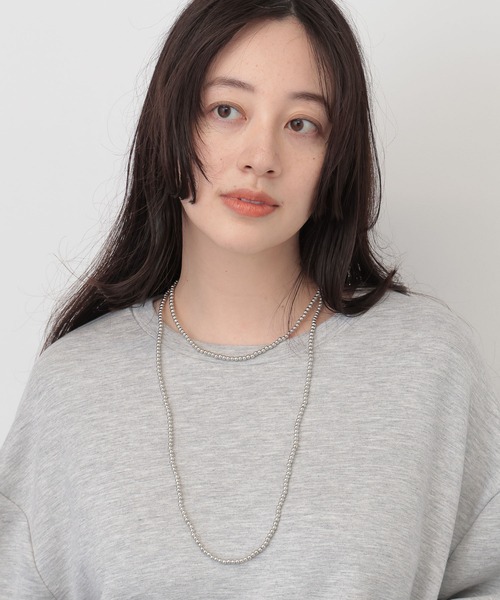 saloon（サルーン）の「SALOON(サルーン)/ シルバービースネックレス（ネックレス・レディース・その他1・FREE）」の10枚目の写真