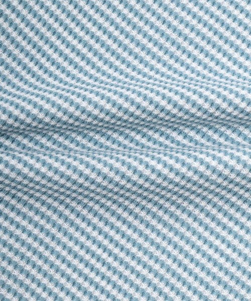 Healthknit（ヘルスニット）の「Healthknit（ヘルスニット）ベーシック ワッフル クルーネック ラウンドヘムロングスリーブTシャツ（1P）/サーマル無地・ボーダーリンガー/ロンT/長袖トップス レディース（Tシャツ/カットソー・レディース・ブラック/ブルー系その他/オフホワイト/ブラック×ホワイト/レッド系その他/カーキブラウン・M）」の22枚目の写真