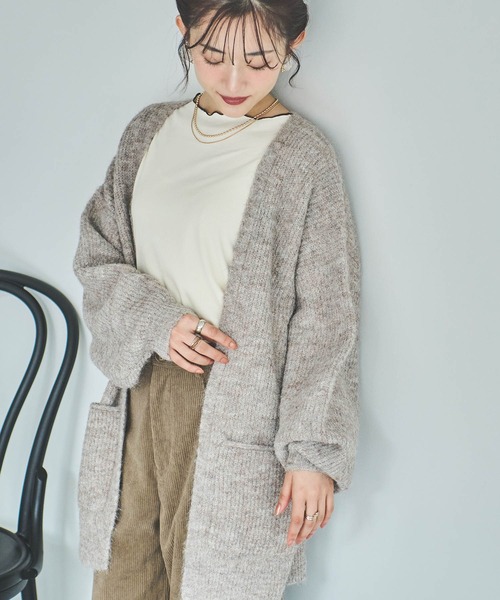 mil(ミル)の「【150㎝前後の小柄さんサイズ】前後2WAY配色メロウトップス(Tシャツ/カットソー・レディース・ブラック/ホワイト/エンジ・XS/S)」の8枚目の写真
