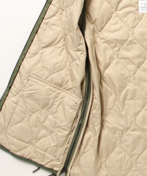 fredy emue(フレディエミュ)の「【TAION/タイオン】レースアップVネックベスト(ダウンベスト・レディース・カーキ・FREE)」の17枚目の写真