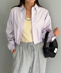 【ZOZO限定】リボンギャザーシャツ