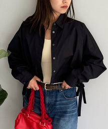 【ZOZO限定】リボンギャザーシャツ