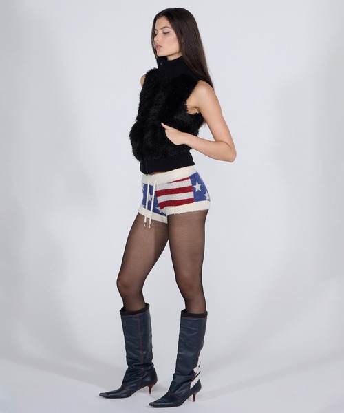 【SCULPTOR】ブークレマイクロショーツスター SCULPTOR(スカルプター)の「Boucle Micro Shorts/ブークレ