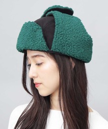 A.M.S.（エーエムエス）の「フリース × シープボア ドッグイヤー アビエーター フライトキャップ（キャップ）」