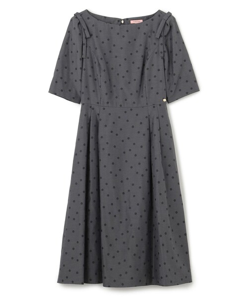 TOCCA（トッカ）の「MIDNIGHT TEARS ドレス（ワンピース・レディース・ブラウン系5/グレー系5・00/0/2/4/6）」の9枚目の写真