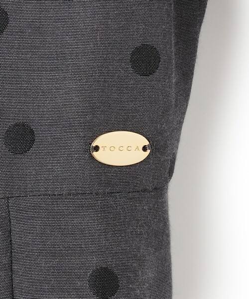 TOCCA（トッカ）の「MIDNIGHT TEARS ドレス（ワンピース・レディース・ブラウン系5/グレー系5・00/0/2/4/6）」の14枚目の写真