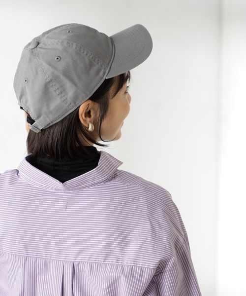 FOUND GOOD（ファウンドグッド）の「UNISEXコットンCAP（キャップ・レディース・ベージュ/オレンジ系5/グレー系8/グリーン系8/アイボリー/ブラック・FREE）」の9枚目の写真