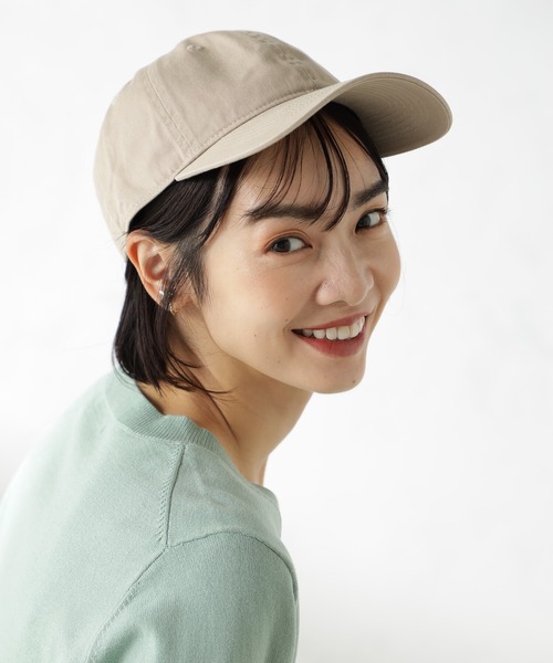 FOUND GOOD（ファウンドグッド）の「UNISEXコットンCAP（キャップ・レディース・ベージュ/オレンジ系5/グレー系8/グリーン系8/アイボリー/ブラック・FREE）」の12枚目の写真