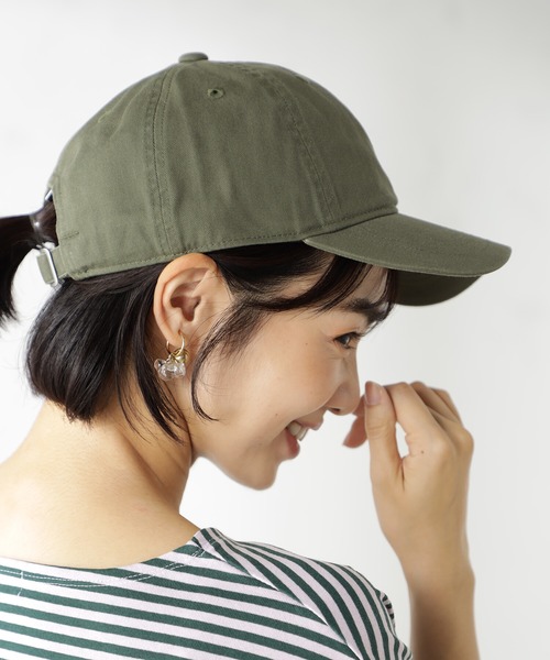 FOUND GOOD（ファウンドグッド）の「UNISEXコットンCAP（キャップ・レディース・ベージュ/オレンジ系5/グレー系8/グリーン系8/アイボリー/ブラック・FREE）」の16枚目の写真