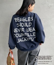 [SEQUENZ/シークエンズ] PUFFER SNOOPY プリントスウェット