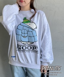 [SEQUENZ/シークエンズ] PUFFER SNOOPY プリントスウェット
