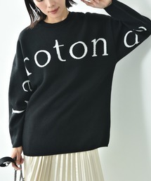 INTERPLANET | ロゴジャガードニットチュニック(ニット/セーター)