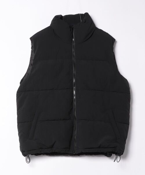 SPINNS（スピンズ）の「ストリート＆ノームコア/フェイクダウンベスト（ダウンベスト・メンズ・ブラック/オフホワイト・L/M）」の9枚目の写真