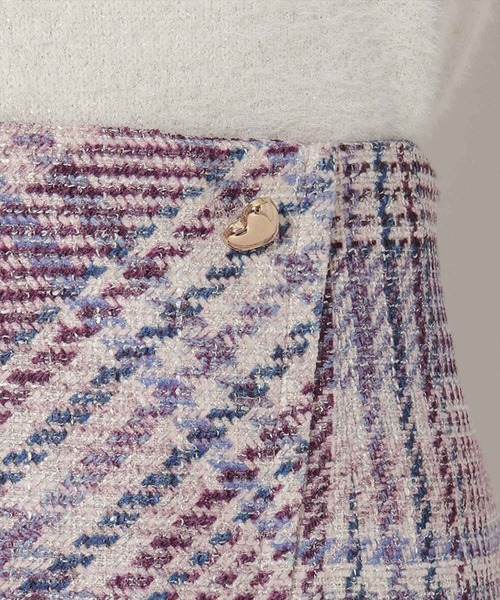 WILLSELECTION（ウィルセレクション）の「ラメツイードミニスカート（スカート・レディース・ブルー系その他/レッド系その他/パープル系その他・SMALL/MEDIUM）」の17枚目の写真