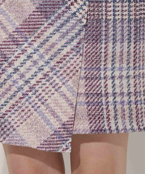 WILLSELECTION（ウィルセレクション）の「ラメツイードミニスカート（スカート・レディース・ブルー系その他/レッド系その他/パープル系その他・SMALL/MEDIUM）」の18枚目の写真