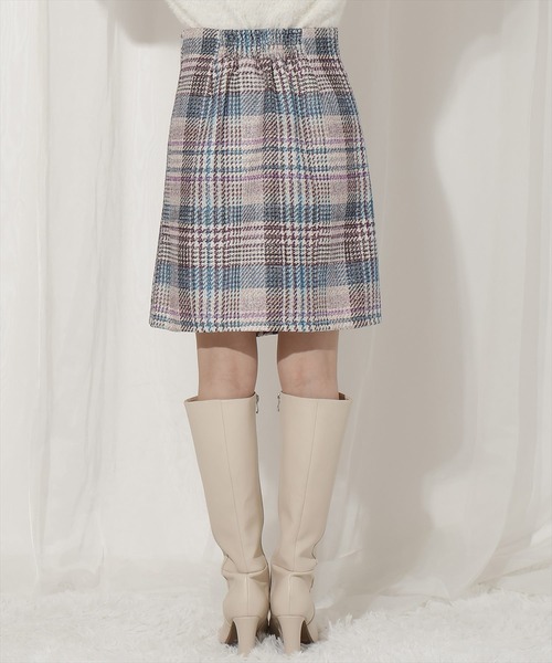 WILLSELECTION（ウィルセレクション）の「ラメツイードミニスカート（スカート・レディース・ブルー系その他/レッド系その他/パープル系その他・SMALL/MEDIUM）」の6枚目の写真