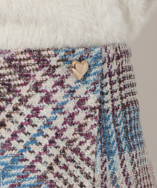 WILLSELECTION（ウィルセレクション）の「ラメツイードミニスカート（スカート・レディース・ブルー系その他/レッド系その他/パープル系その他・SMALL/MEDIUM）」の7枚目の写真
