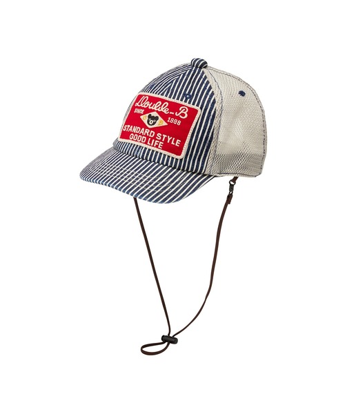 DOUBLE_B(ダブルビー)の「トラッカーキャップ(キャップ・キッズ・ホワイト×ネイビー/イエロー・LL(54-56cm)/L(52-54cm)/M(50-52cm)/S(48-50cm))」の16枚目の写真