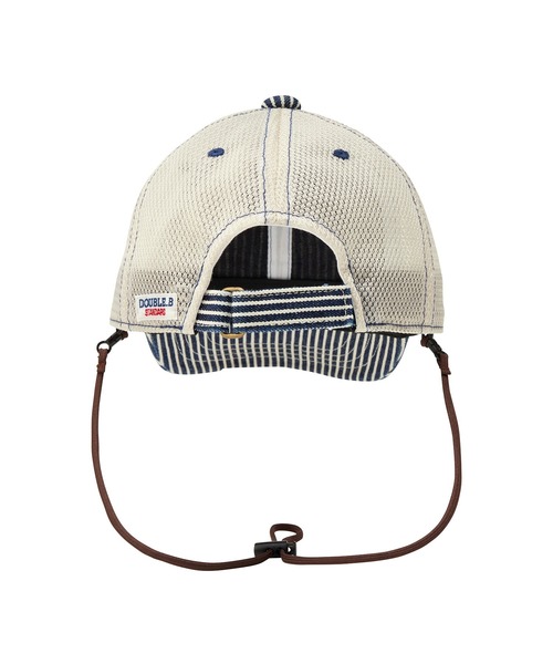 DOUBLE_B(ダブルビー)の「トラッカーキャップ(キャップ・キッズ・ホワイト×ネイビー/イエロー・LL(54-56cm)/L(52-54cm)/M(50-52cm)/S(48-50cm))」の18枚目の写真