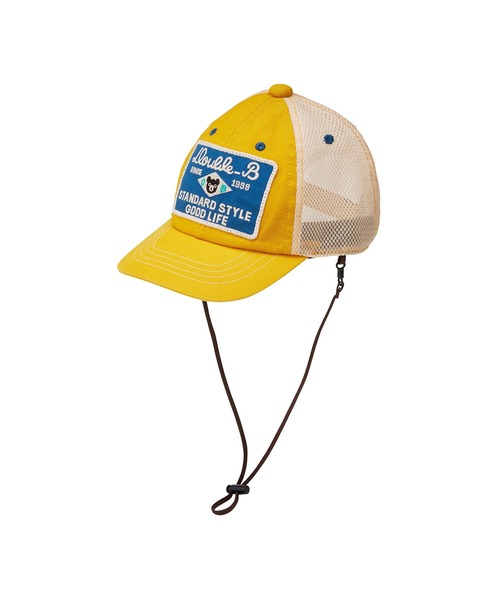 DOUBLE_B(ダブルビー)の「トラッカーキャップ(キャップ・キッズ・ホワイト×ネイビー/イエロー・LL(54-56cm)/L(52-54cm)/M(50-52cm)/S(48-50cm))」の12枚目の写真