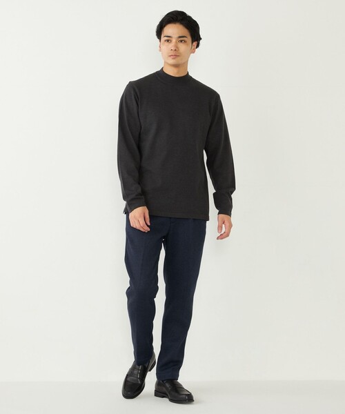 SHIPS Colors(シップス カラーズ)の「SHIPS Colors:セーターフリース イージー スラックス(セットアップ対応可能)(スラックス・メンズ・ネイビー/グレー/ブルー・SMALL/MEDIUM/LARGE/X-LARGE)」の5枚目の写真