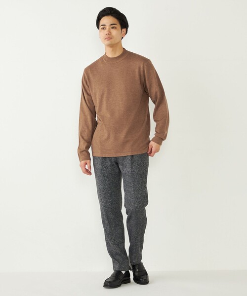 SHIPS Colors(シップス カラーズ)の「SHIPS Colors:セーターフリース イージー スラックス(セットアップ対応可能)(スラックス・メンズ・ネイビー/グレー/ブルー・SMALL/MEDIUM/LARGE/X-LARGE)」の10枚目の写真