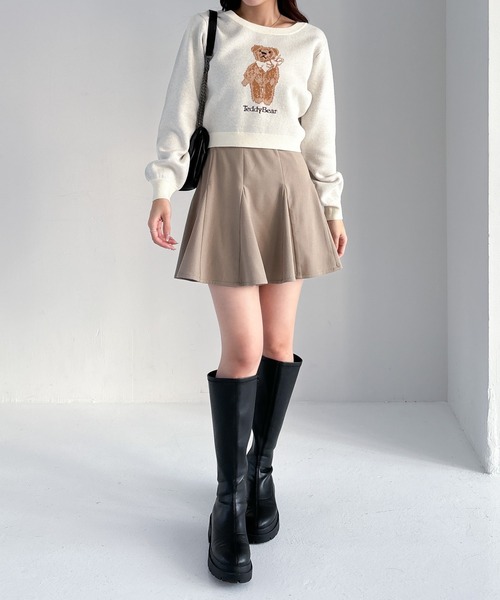 Heather（ヘザー）の「【TeddyBear/テディベア】ジャガードニット  252259（ニット/セーター・レディース・アイボリー/グレー/ネイビー・FREE）」の18枚目の写真