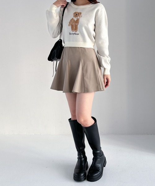 Heather（ヘザー）の「【TeddyBear/テディベア】ジャガードニット  252259（ニット/セーター・レディース・アイボリー/グレー/ネイビー・FREE）」の14枚目の写真