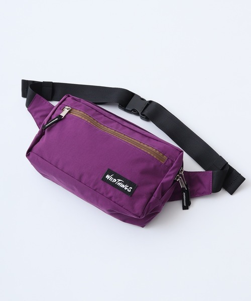WILD THINGS（ワイルドシングス）の「WILD THINGS ワイルドシングス ウエストバッグ DELFY採用（ボディバッグ/ウエストポーチ・メンズ・ブラック/ターコイズブルー/レッド/パープル・FREE）」の6枚目の写真