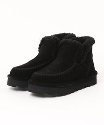 【BEARPAW】ベアパウ　Maeve Platform Lo 厚底ボアショートブーツ 3120W