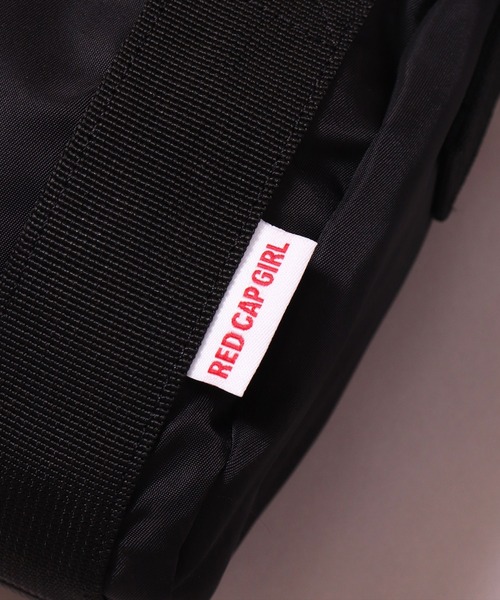 Red Cap Girl（レッドキャプガール）の「(LG)【Red Cap Girl】カレッジロゴ ボストンバッグ ミニ（ショルダーバッグ・メンズ・ブラック・ONE SIZE）」の15枚目の写真