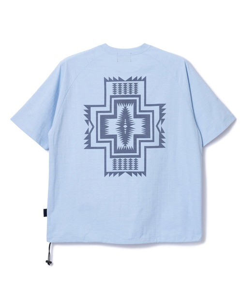 PENDLETON(ペンドルトン)の「PENDLETON/ペンドルトン 半袖Tシャツ バックプリント 吸水速乾 5275-0010(Tシャツ/カットソー・メンズ・ブラック/サックスブルー/ホワイト/ダークグレー・M/L)」の4枚目の写真