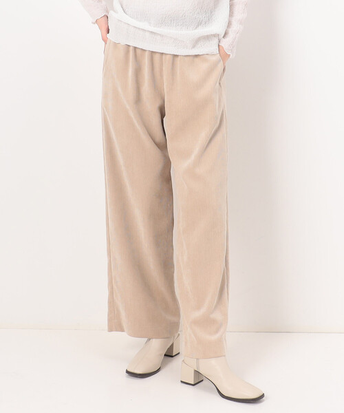 【セール】コーデュロイ ワイドパンツ（その他パンツ）｜Gabardine K.T（ギャバジンケーティー）