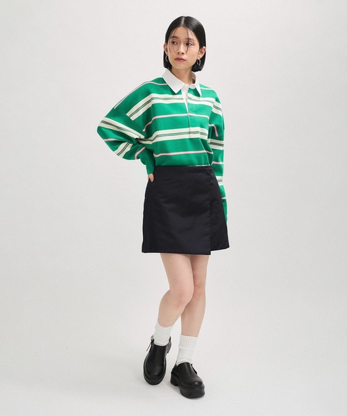 ADAM ET ROPE'（アダムエロペ）の「バルキールーズソックス（ソックス/靴下・レディース・ブラック/オフホワイト・FREE）」の8枚目の写真