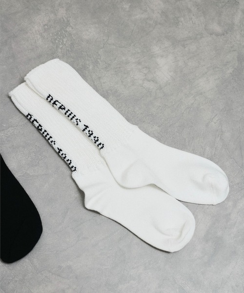 ADAM ET ROPE'（アダムエロペ）の「バルキールーズソックス（ソックス/靴下・レディース・ブラック/オフホワイト・FREE）」の10枚目の写真