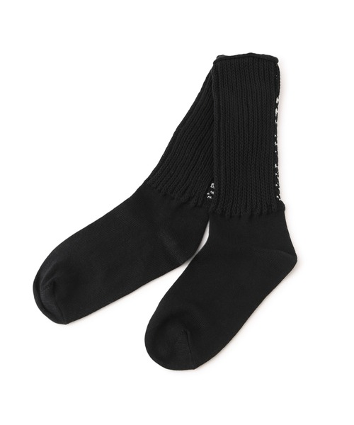 ADAM ET ROPE'（アダムエロペ）の「バルキールーズソックス（ソックス/靴下・レディース・ブラック/オフホワイト・FREE）」の5枚目の写真