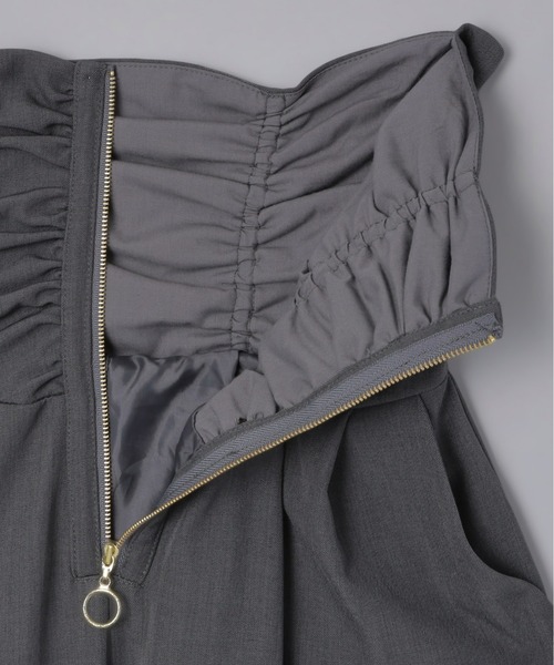 Olu.（オルドット）の「コルセットギャザーワイドパンツ（その他パンツ・レディース・グレー/ホワイト・0/1）」の11枚目の写真