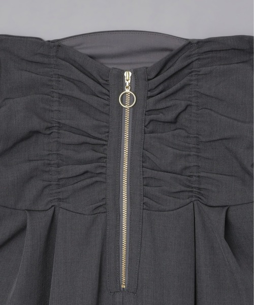 Olu.（オルドット）の「コルセットギャザーワイドパンツ（その他パンツ・レディース・グレー/ホワイト・0/1）」の13枚目の写真