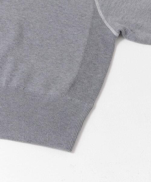 FORK&SPOON（フォークアンドスプーン）の「FORK&SPOON　バイカラーステッチニットプルオーバー（ニット/セーター・レディース・アイボリー/ブラック/グレー系その他・1）」の8枚目の写真