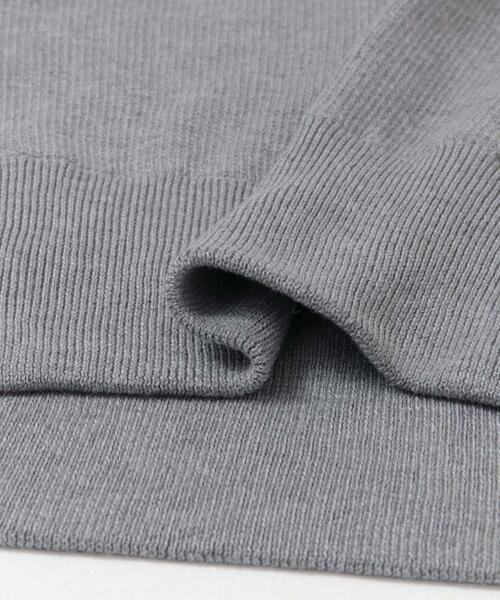 FORK&SPOON（フォークアンドスプーン）の「FORK&SPOON　バイカラーステッチニットプルオーバー（ニット/セーター・レディース・アイボリー/ブラック/グレー系その他・1）」の6枚目の写真