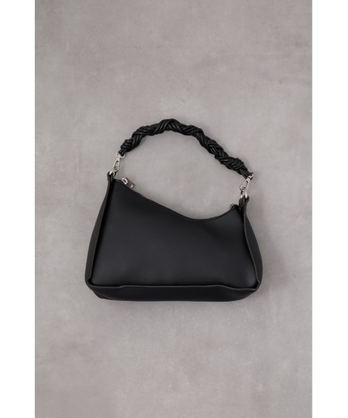 AZUL by moussy（アズールバイマウジー）の「デザインハンドルハンドバッグ（ハンドバッグ・レディース・ブラック/グレイッシュベージュ・FREE）」の5枚目の写真