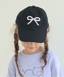 Lycee mine | パール調リボン付きキャップ(キャップ)