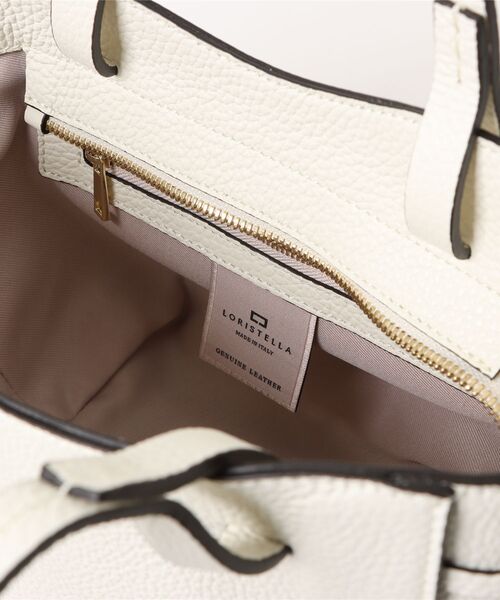LORISTELLA（ロリステッラ）の「【LORISTELLA】レザーミニトートバッグ(Q56504)（トートバッグ・レディース・ブラウン/アイボリー/ダークブラウン/ブラック・ALL）」の7枚目の写真